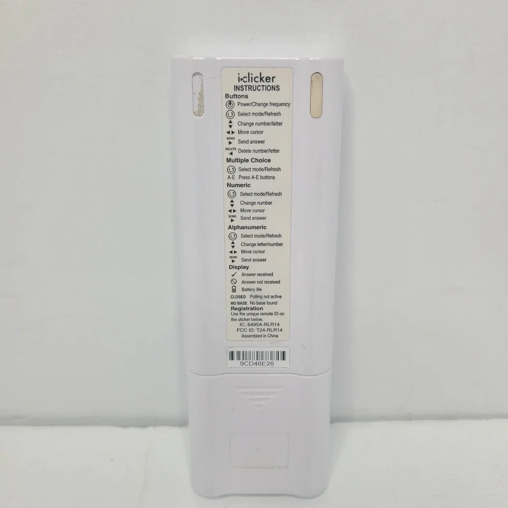 iClicker 2 Student Remote Classroom Response Clicker - Picture 2 of 2